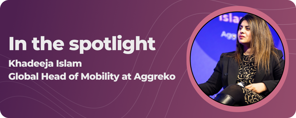 In the spotlight: Khadeeja Islam, Global Head of Mobility at Aggreko